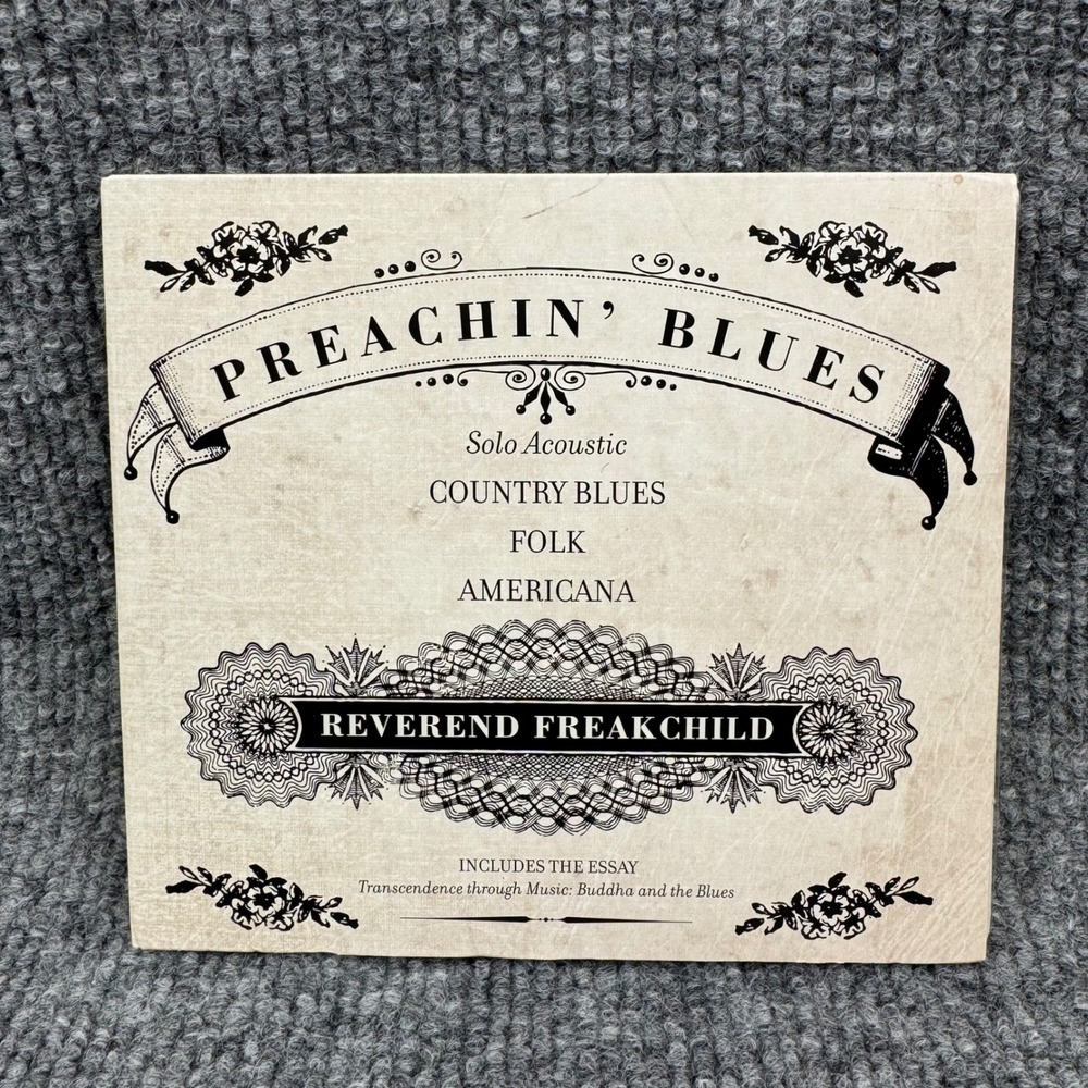 Reverend Freakchild Preachin' Blues CD Solo Acoustic Country Folk Americana 2017